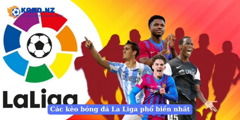 Các kèo bóng đá La Liga phổ biến