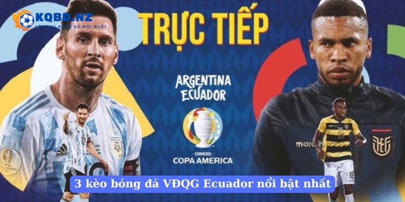 3 kèo bóng đá VĐQG Ecuador nổi bật nhất